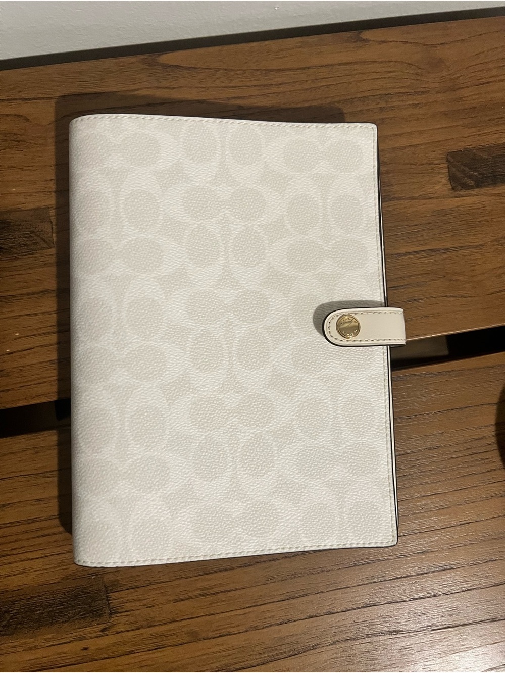 Coach Notebook In Signature Canvas NWOT
